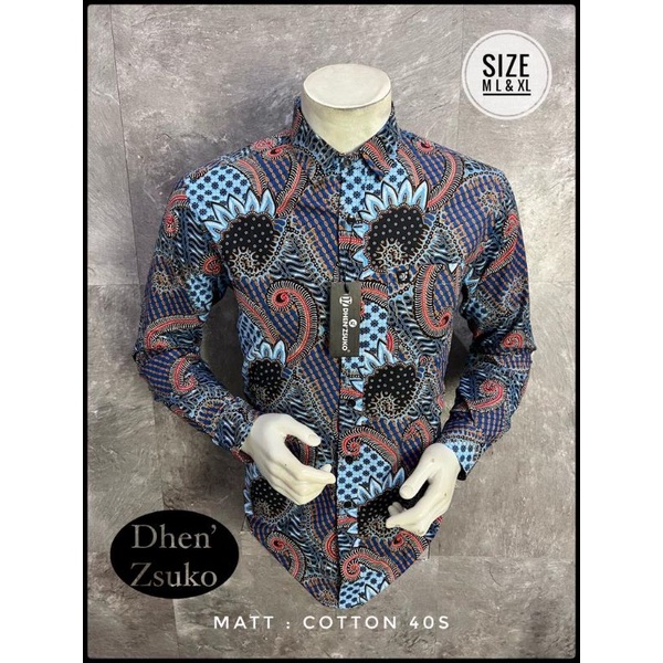 kemeja batik azwr ori