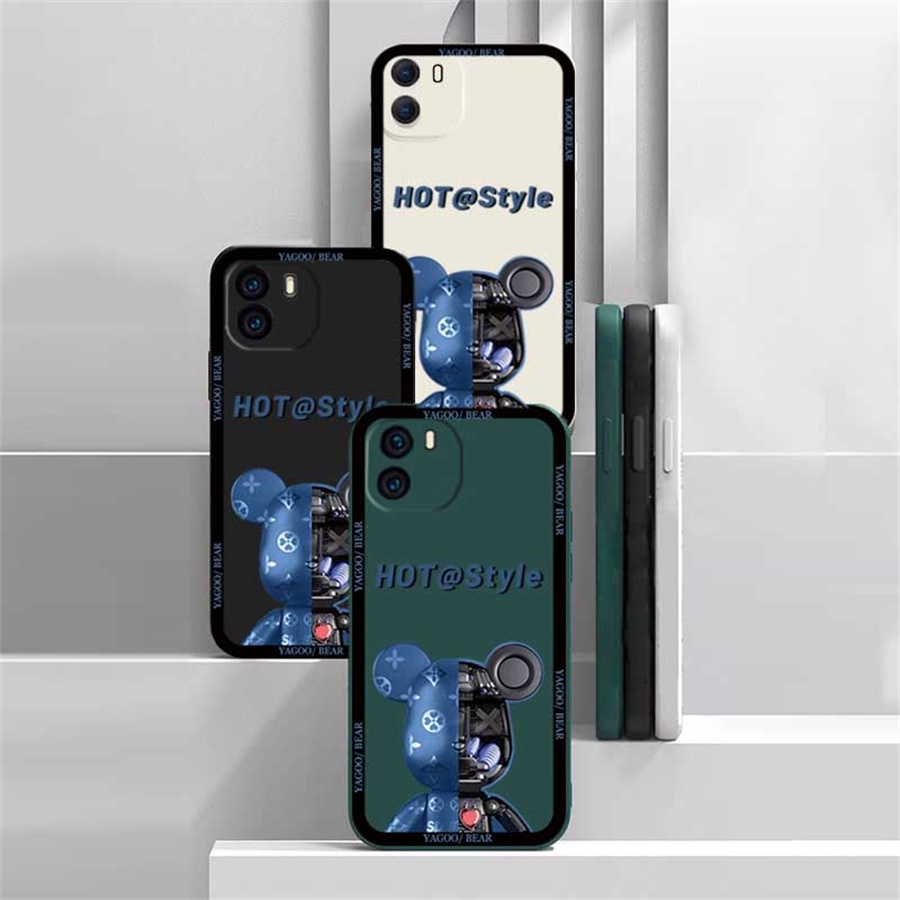 Soft Case Silikon Motif Beruang Mekanik Untuk VIVO Y02 Y16 Y35 Y33S Y21T Y21S Y33S Y11 Y12 Y15 Y17 Y12S Y12A Y15S Y15A Y20S Y20S Y19 Y50 Y1 S50