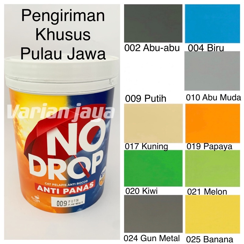 No Drop Eksterior Cat Tembok Anti Panas Bocor Nodrop Waterproofing