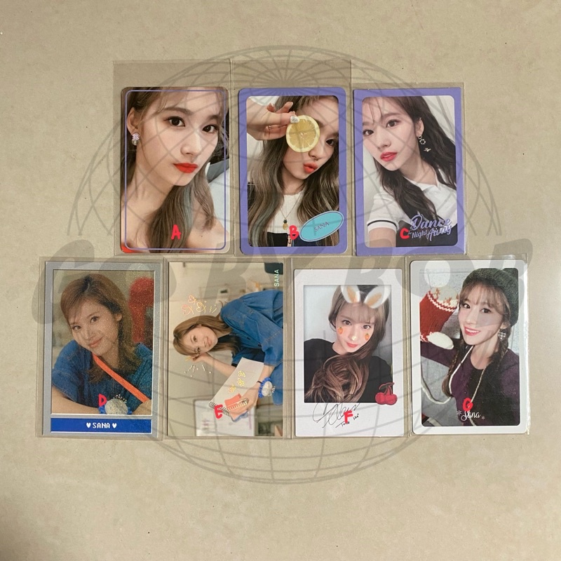 twice sana fancy you summer nights sn university twicetagram pob bene benefit album pc poca photocar