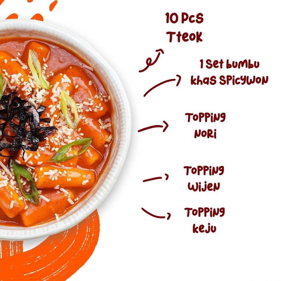 

TRXo5O9a--Spicywon Topokki / Tteokbokki / Toppoki / Tokpokki Halal isi 10 Tteok