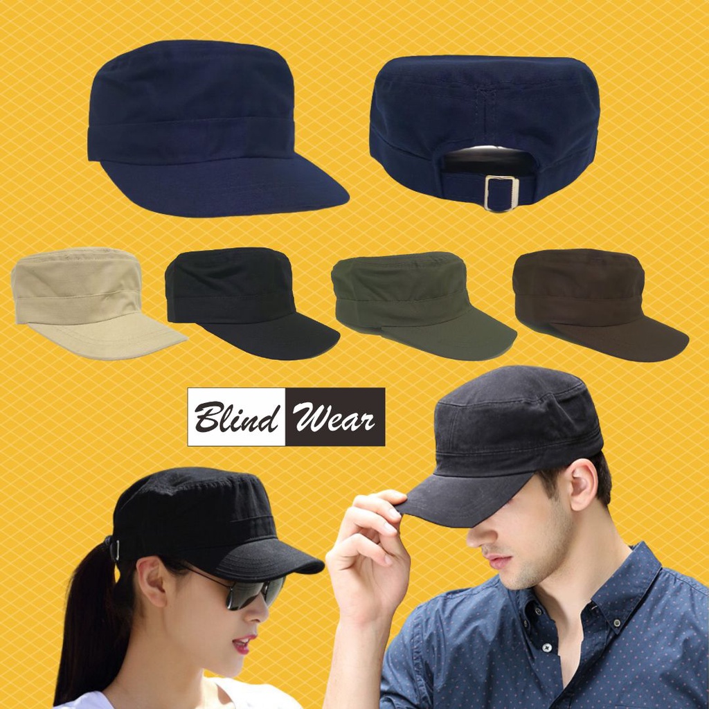 Topi Komando Pria Wanita Laki Perempuan Polos Premium Unisex