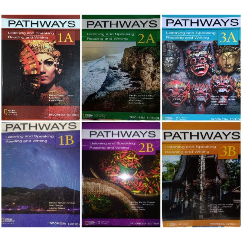 National Geographic Pathways Indonesia Edition Listening Speaking Reading Writing 1A 1B 2A 2B 3A 3B