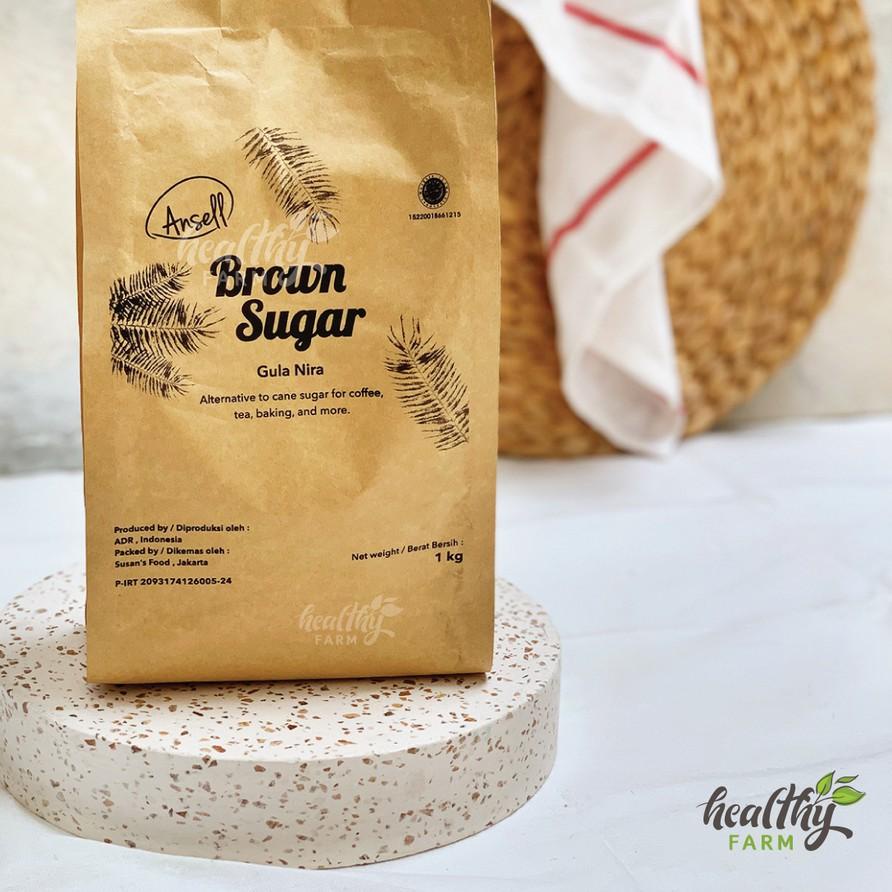 

SALE✅Brown Sugar Bubuk Ansell / Gula Merah / Coconut Sugar / Nira Kelapa / Palm Sugar / Gula Kelapa 1kg|KD9
