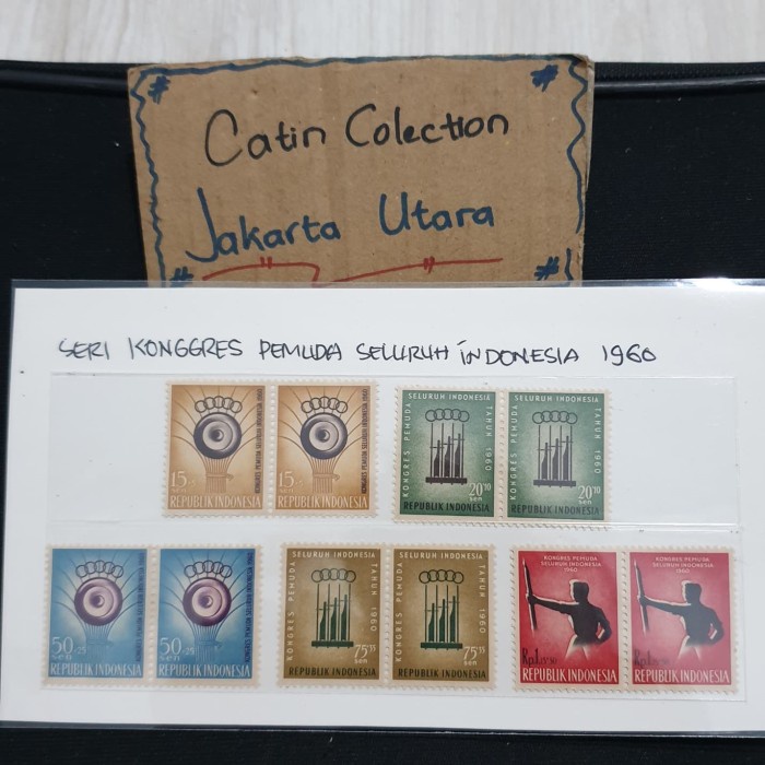 

Murah 1Set Perangko (10Pc) Seri Konggres Pemuda Seluruh Indonesia Tahun 1960 Bagus
