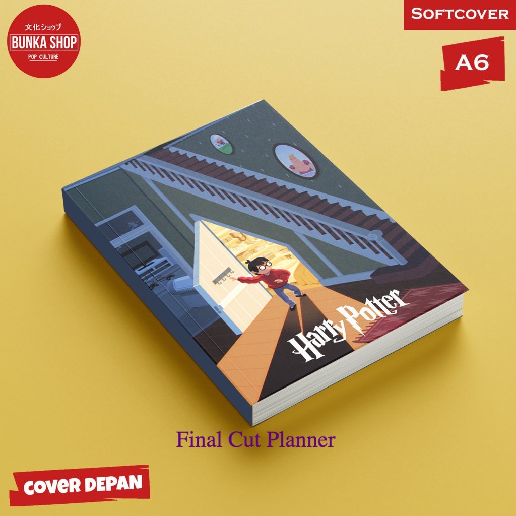 

Buku tulis polos/bergaris Harry Potters Dursley House Softcover A 6 Buku Tulis Catatan Notes Agenda Planner Jurnal