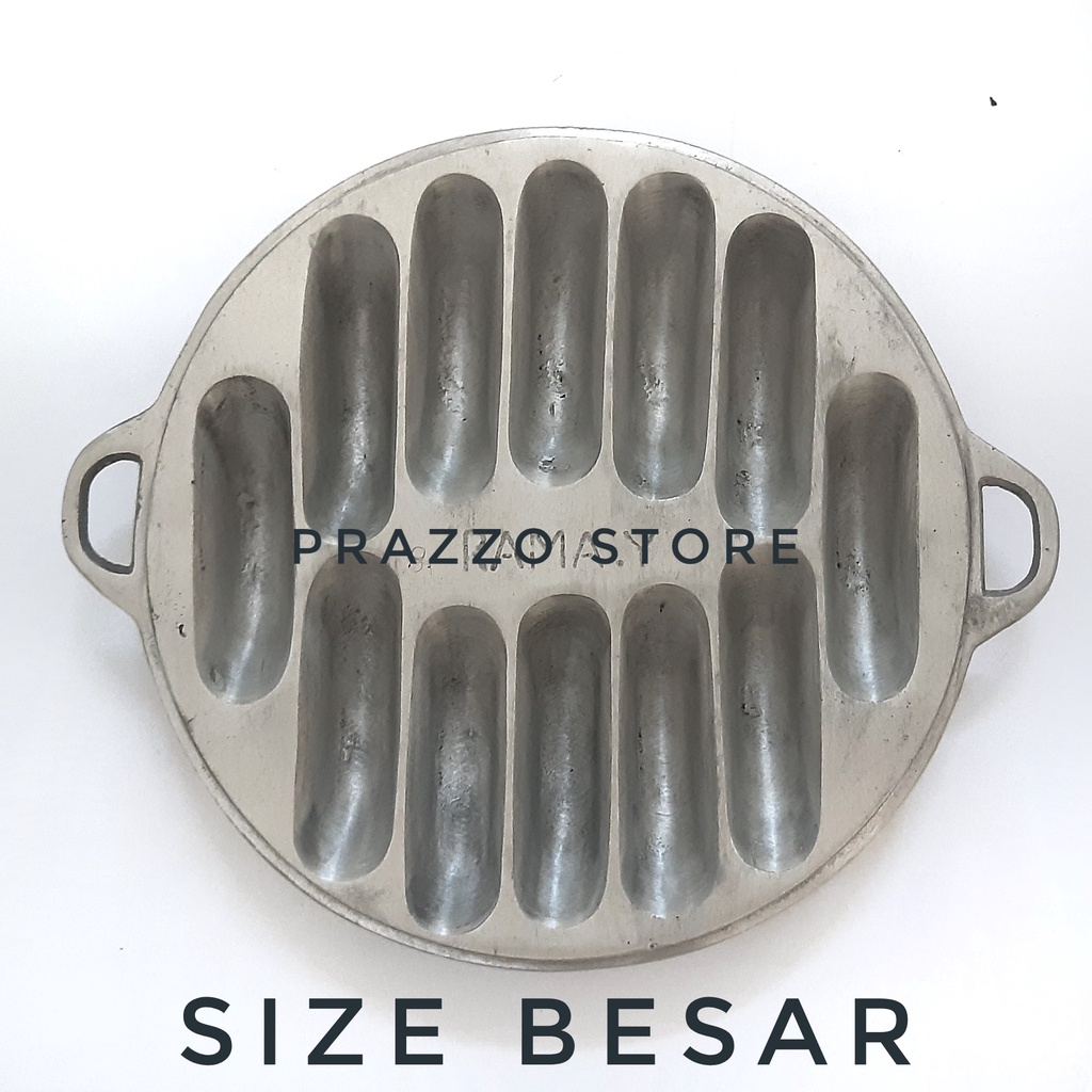 Cetakan Kue Pukis Parabola Super Jumbo 12 Lubang Prazzo