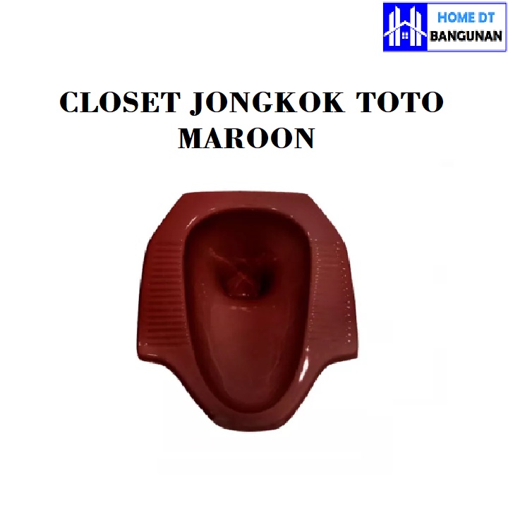 Toto - Closet / Kloset Jongkok / Toilet Squat Ce 7 / Ce7 / Maroon