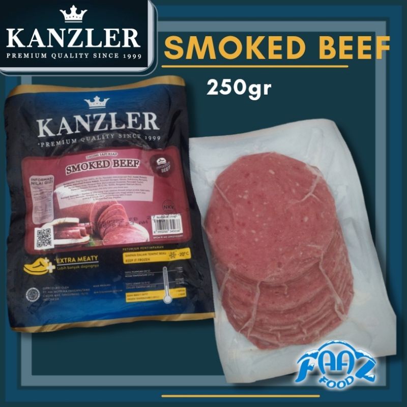 Jual Smoked Beef Kanzler Gr Olahan Daging Asap Shopee Indonesia