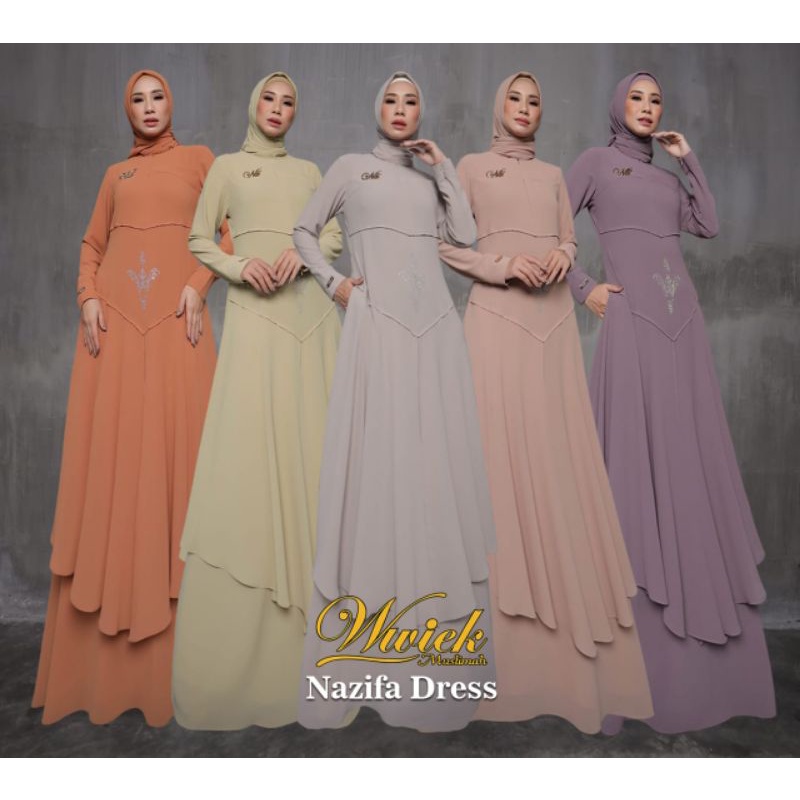 Nazifa Dress by Wwiek Muslimah/Wwiek Muslimah/wwiek/Dress by Wwiek