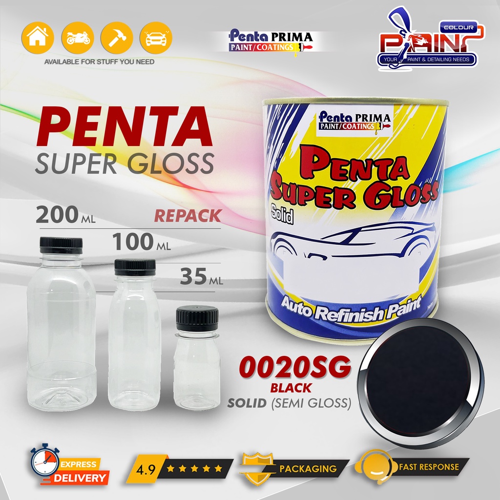 Cat Duco PENTA SUPER GLOSS BLACK SOLID 0020SG - NC BLACK