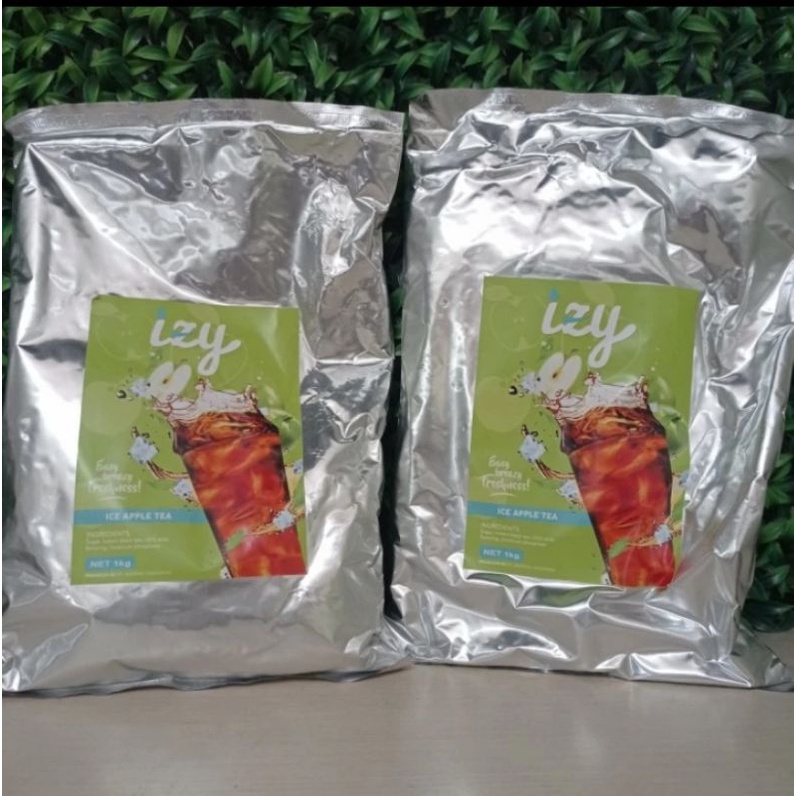 

Apple Tea Ice Powder Izy / Bubuk Minuman Teh Rasa Apel