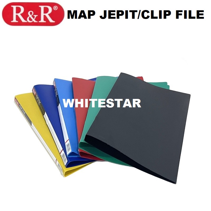 

map jepit / clip file r&r - ukuran F4 / folio