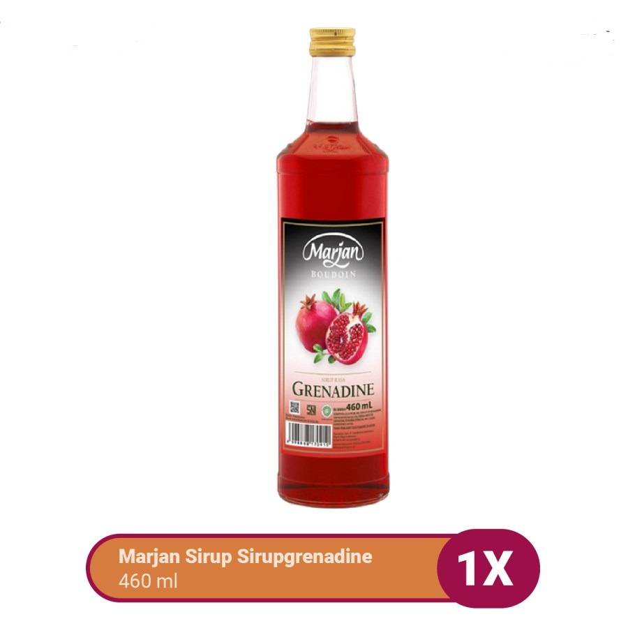 SYRUP MARJAN BOUDOIN SIRUP GRENADINE 460ML