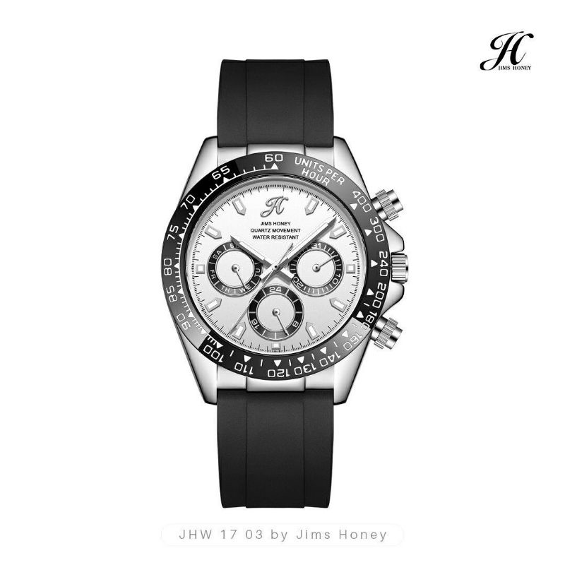 Jam Tangan Pria Jimshoney Jhw 17 Men Watch Original Casual Daily - Arloji Strap Kalep Jam Tangan Sport