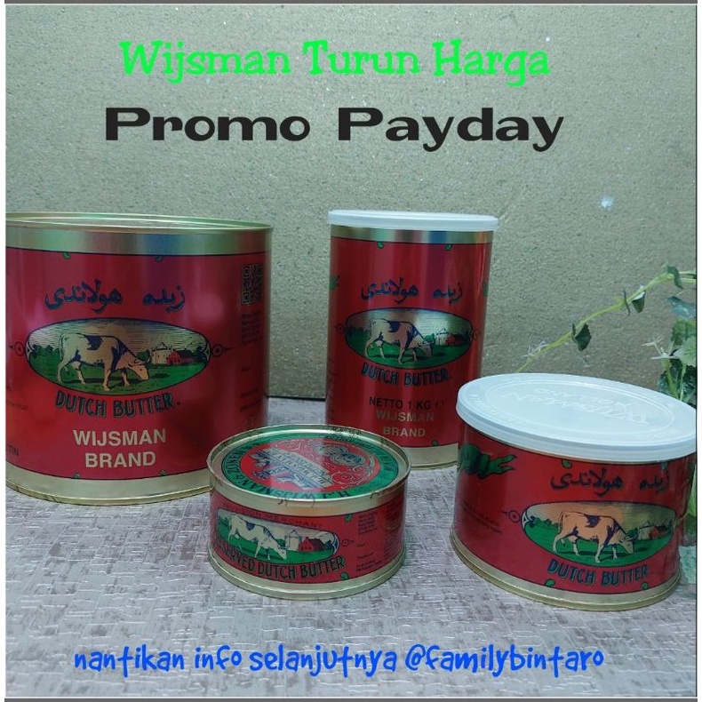 

butter Wisman 200gr atau 454gr