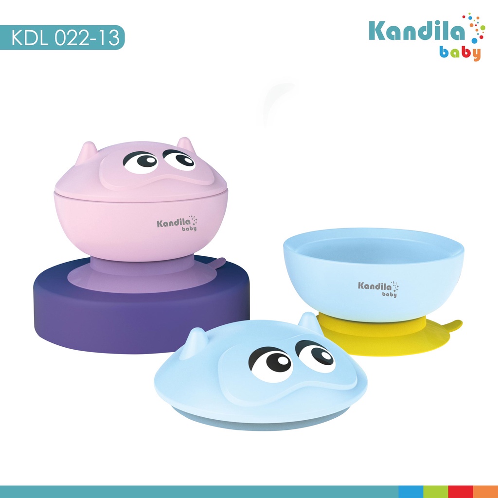 Kandila Stainless Jar KDL022-7 / Suction Bowl KDL022-13 / Bowl Spoon 280ml KDL022-2 / Feeding Bowl Spoon KDL022-4