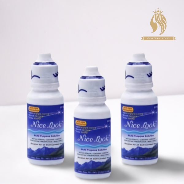 CAIRAN PEMBERSIH SOFTLENS MERK NICE LOOK / CAIRAN SOFTLENS NICE LOOK 60ML
