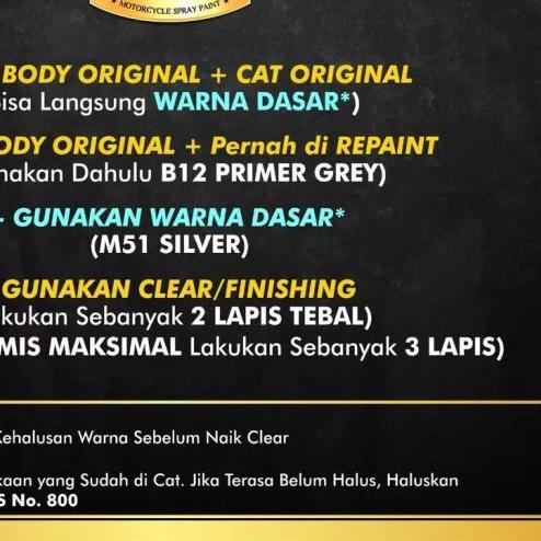 Sapporo Ultimate B13 Black/hitam/cat semprot/pylox/pilox/motor/sepeda