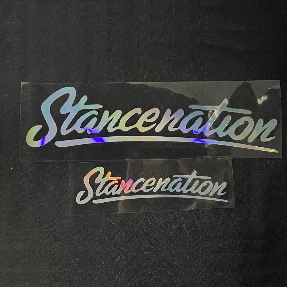 Stancenation Car Stiker Kaca Depan Depan Personalisasi Kaca Depan Belakang Decorative Decal untuk Honda