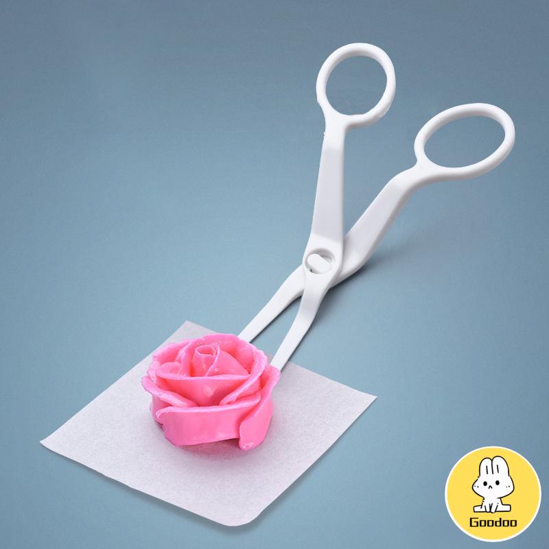 Gunting Plastik Pengangkat Krim Bunga untuk Dekorasi Kue DIY -Doo