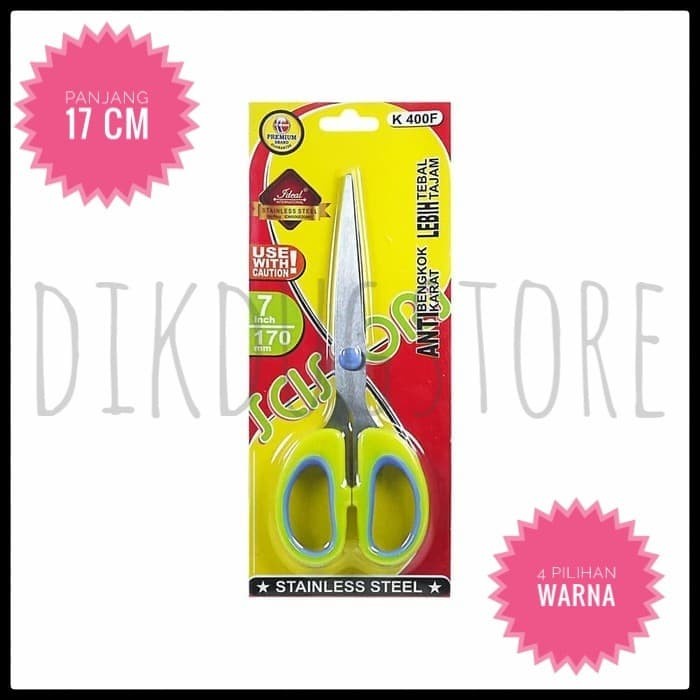 

Hot Sale Gunting Besar 17 Cm Stainless Steel Serbaguna Murah Ideal K400F Trendi