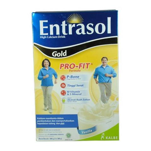 

[ COD ] Entrasol Susu Gold Vanila 600gr
