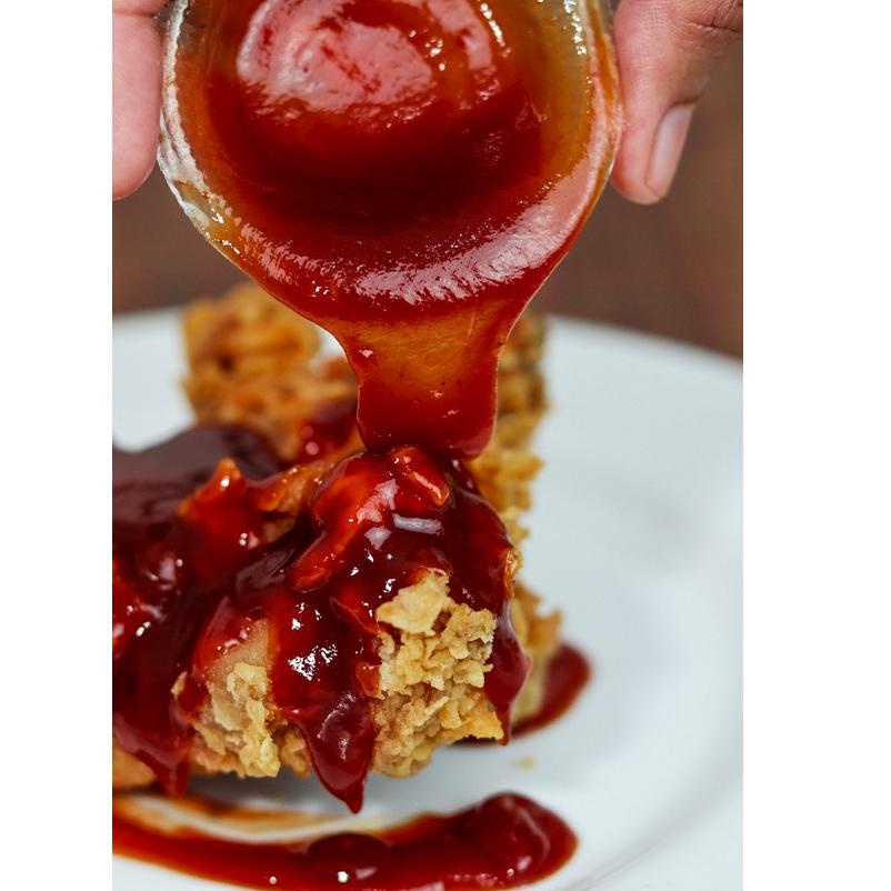 

READY STOCK jual SPECIAL SPICY SAUCE (SAUS SSS), Saus Ala Ayam Richeese | Saus Pedas Level 5 - 1000 gram MURAH 3887 ♝