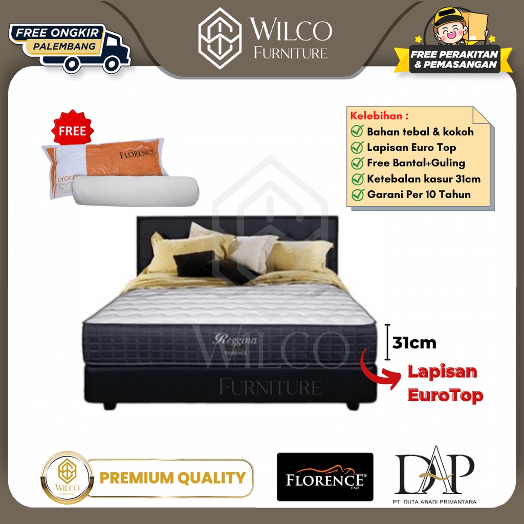 Kasur Springbed Florence Reggina / Matras Florence/ Reggina Florence - 100 x 200