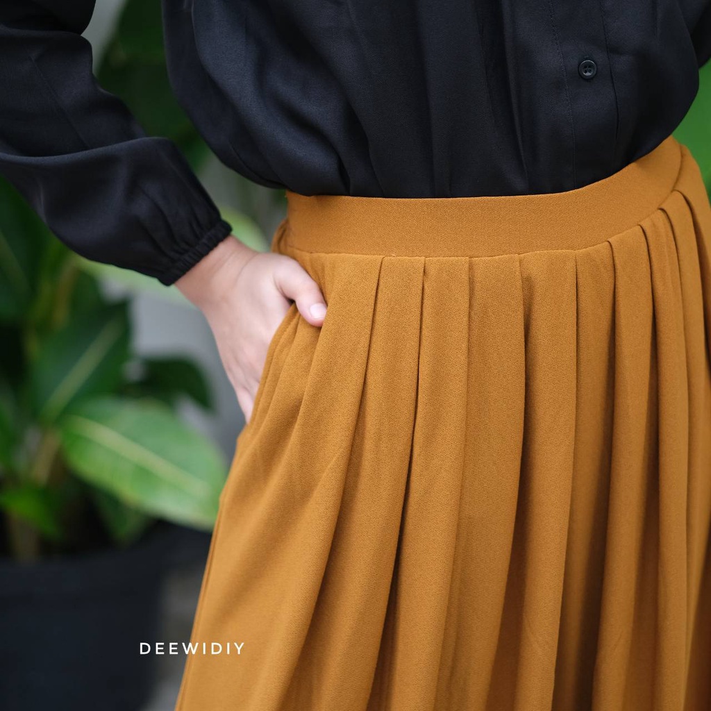 CELANA KULOT PANJANG WANITA MUAT SAMPAI JUMBO - TWINZA PANTS DEEWIDIY