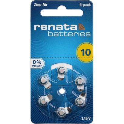 BATTERY RENATA ZA 10 (ZA10) BATERAI ALAT BANTU DENGAR HEARING AID ORIGINAL