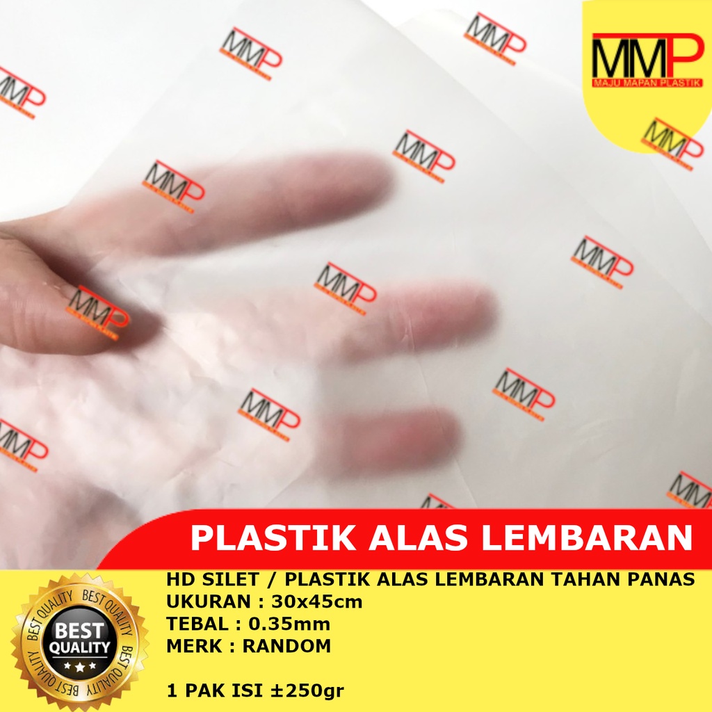 Jual Plastik Sheet Lembaran Anti Panas Hd Silet 30x40 Cm Plastik Samir Tahan Panas Plastik 7216