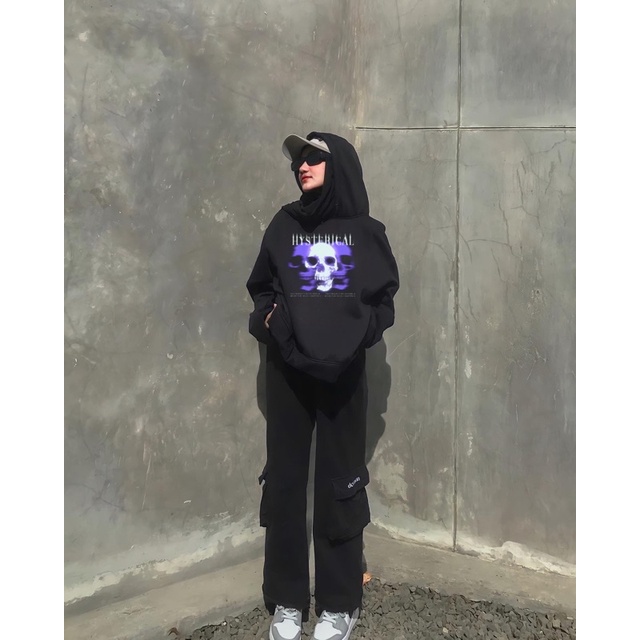 HOODIE CROP WHYZ.LTD HOODIE CROP OVERSIZE SWEATER OVERSIZE JAKET OVERSIZE CROP PRIA WANITA