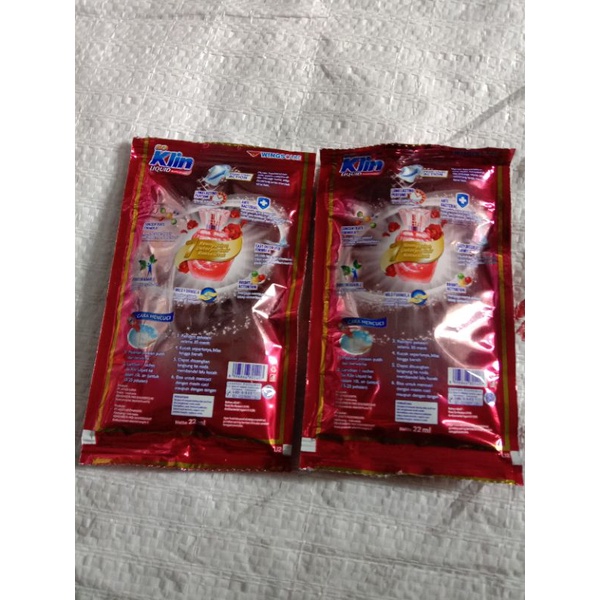 soklin LIQUID scarlet blossom berat bersih 22 ml , deterjen cair konsentrat