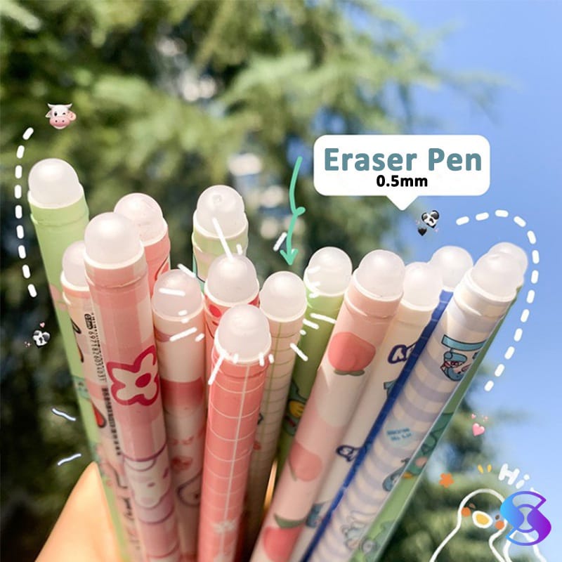 PULPEN Karakter lucu bisa di hapus tanpa tipX Pen Jelly