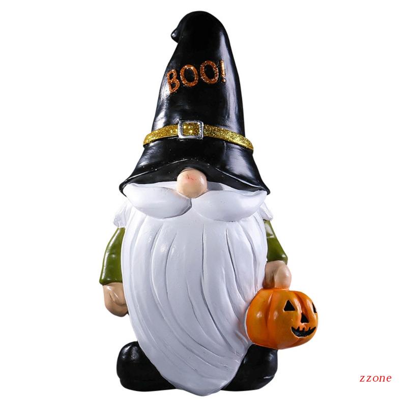 Ornamen Patung Bentuk Labu Bahan Resin Untuk Dekorasi Halloween