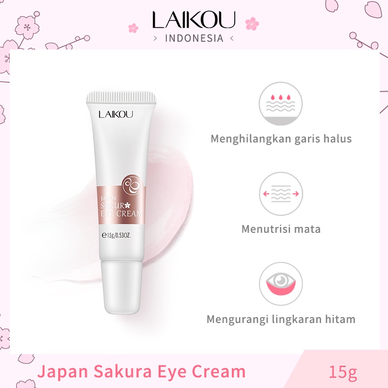 LAIKOU Sakura SPF50 Sunscreen Brightening Serum Menghilangkan Kerutan Krim Pelembab 4pcs