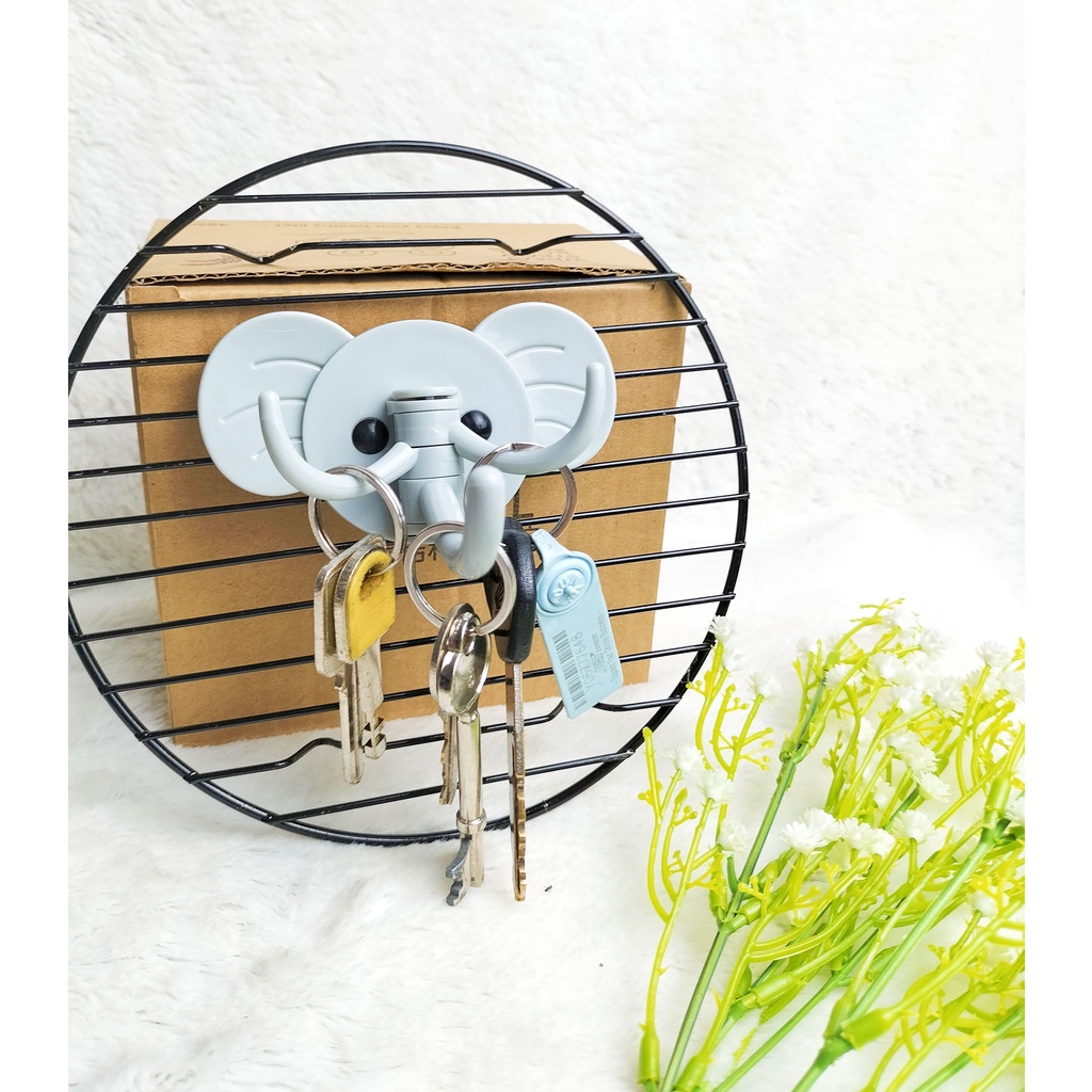 KING [HG] Gantungan Model Gajah / Hanger Gajah / Gantungan Dinding Multifungsi / Hanger Serbaguna