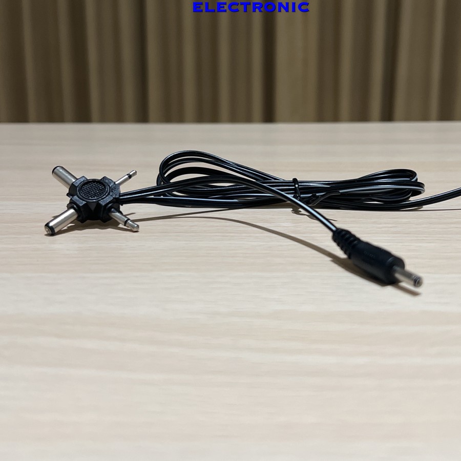 KABEL JACK DC MALE PALANG KOMBINASI 5 MINI POWER SUPPLY ADAPTOR 120CM