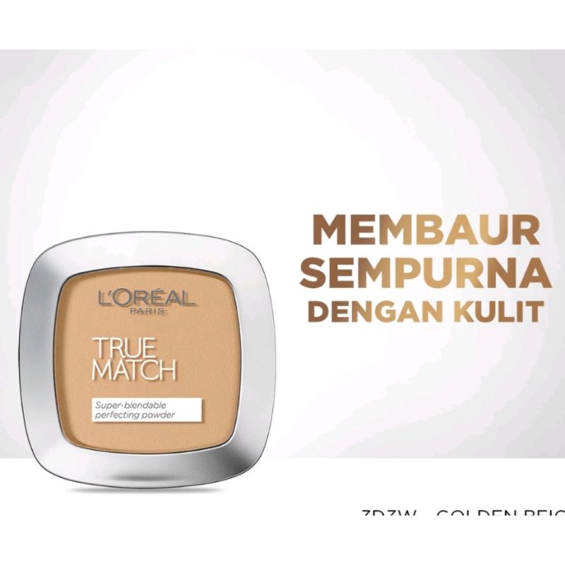 Loreal True Match Super Blendable perfecting Powder Bedak padat