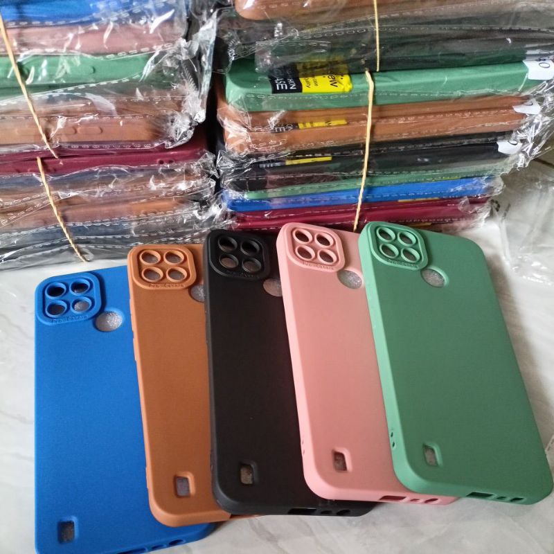 CASE SOFT TERBARU MACARON PRO CAMERA TIPE REALME C21Y