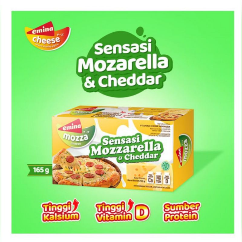 

keju emina cheese emina mozza mozzarella cheddar