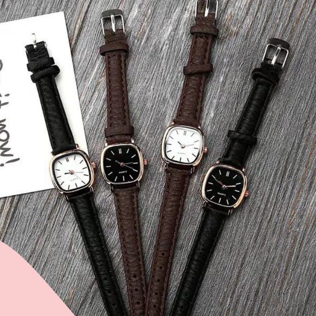 INFY - Jam Tangan Wanita Gaya Retro Untuk Bisnis Korean Import JT050