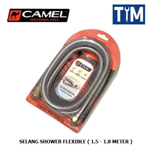 CAMEL Selang Shower Flexible Stainless ( 1.5 - 1.8 Meter ) / Shower Hose