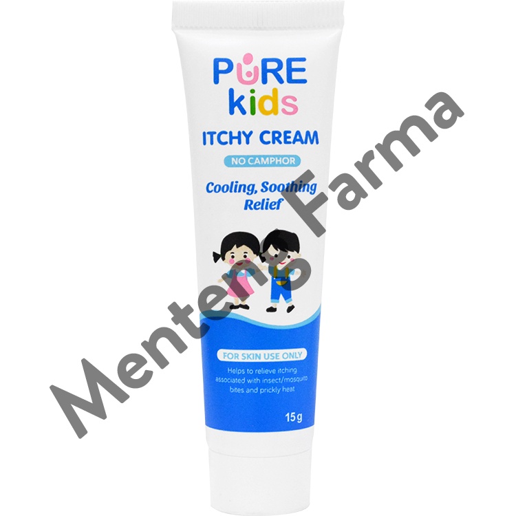 Pure Kids Itchy Cream 15 Gram - Pereda Gatal dan Biang Keringat Anak