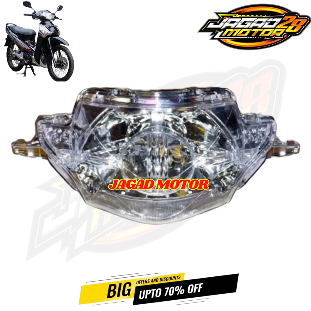 Reflektor Lampu Depan Supra X 125 Lama Tahun 2005 2006 2007 / Replektor Lampu Depan Supra X 125 Lama 2005 2006 2007 / Headlamp Reflektor Lampu Depan Honda Supra X 125 Lama Old 2005 2006 2007