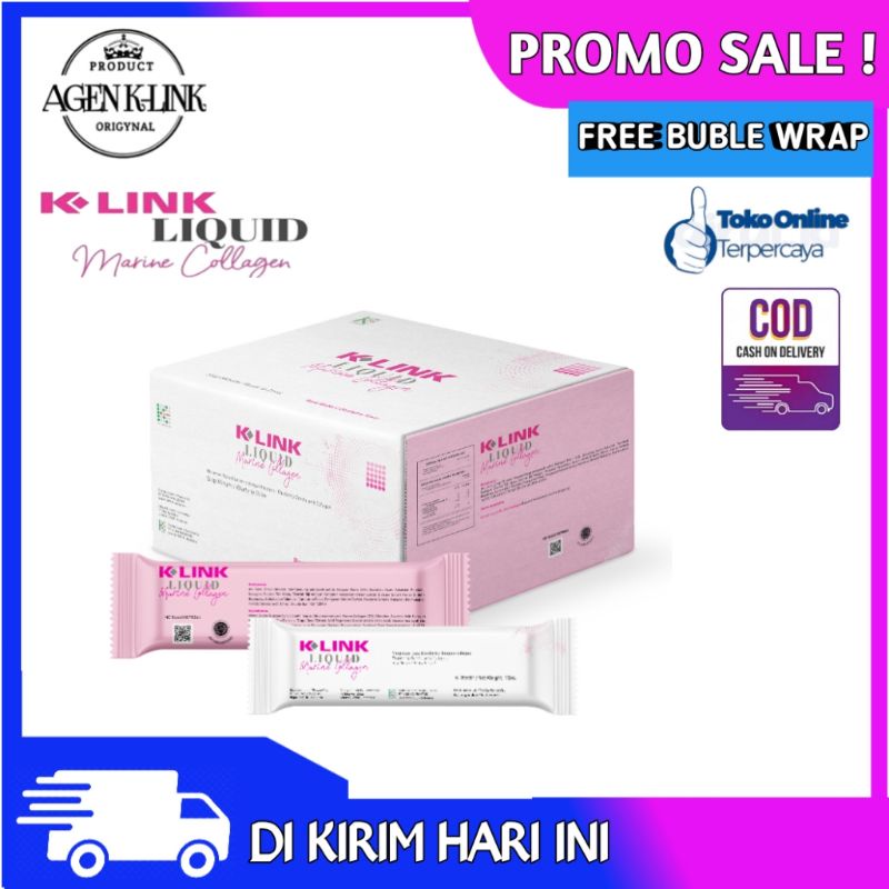 K-Link kolagen Liquid Marine Collagen Drink  klink pemutih kulit dan badan colagen viral