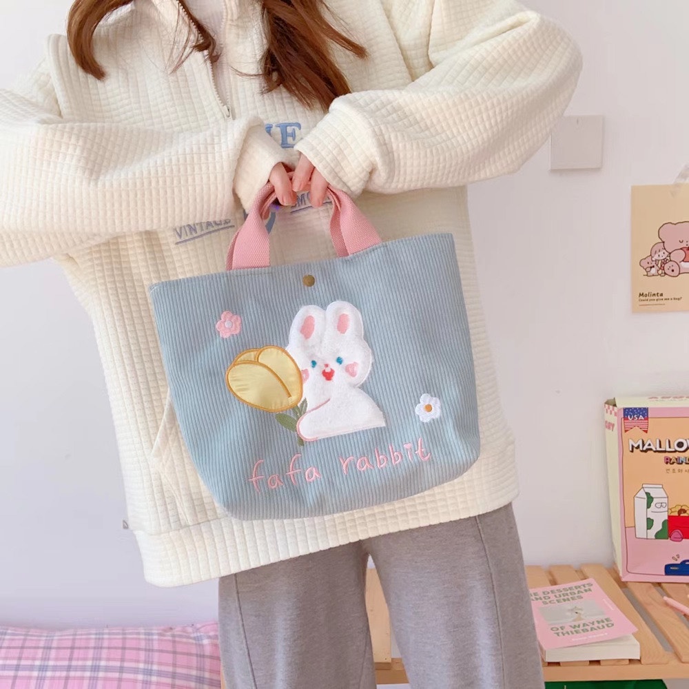 Tas Tote Buludru TL027 Handbag TL028 cute bear rabbit korea style bag handbag