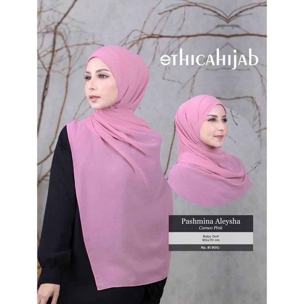 HIJAB PASHMINA ALEYSHA ETHICA  / ETHICA HIJAB PASMINA ALEYSHA / JILBAB PASHMINA ALEYSHA TERBARU PROM