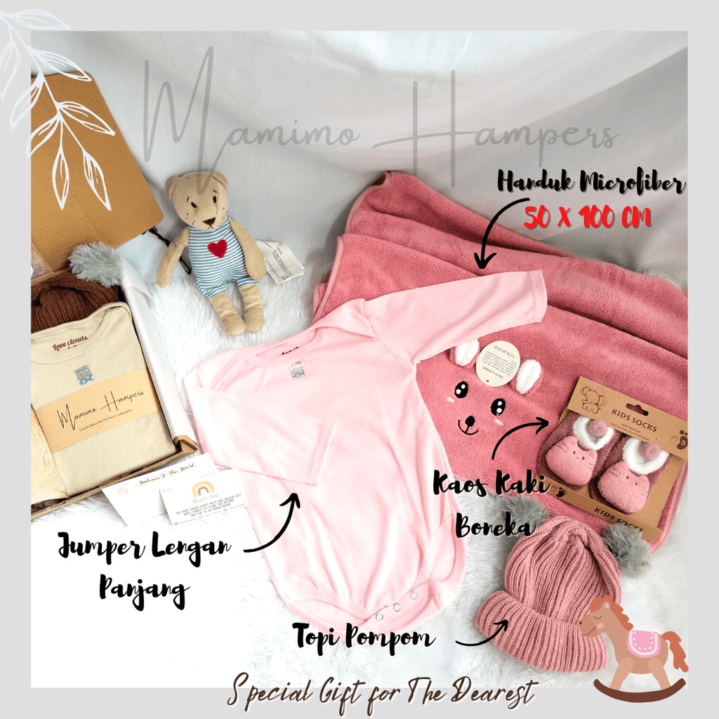 Hampers Baby Premium Series Towel atau Handuk Bayi| Newborn Gift| Kado Bayi - By Mamimo